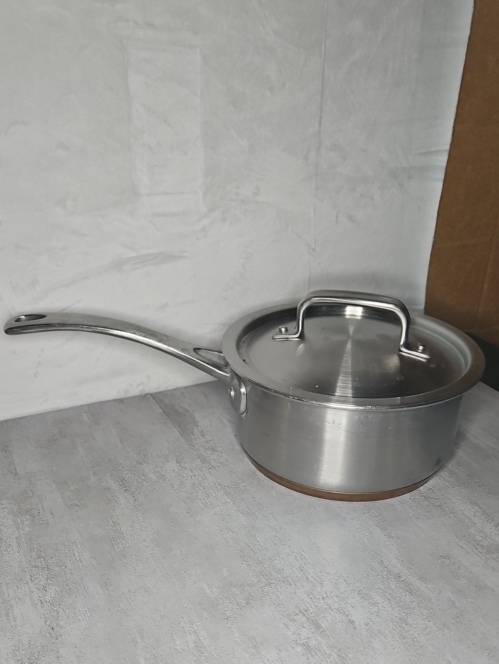 JC Penny 1.5 Qt Pan W/ Lid & Copper Bottom